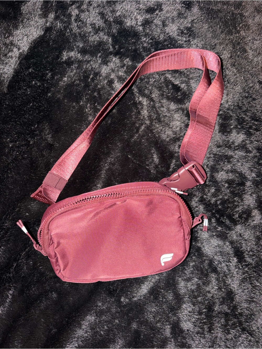 Unisex Fabletics Maroon Belt Bag